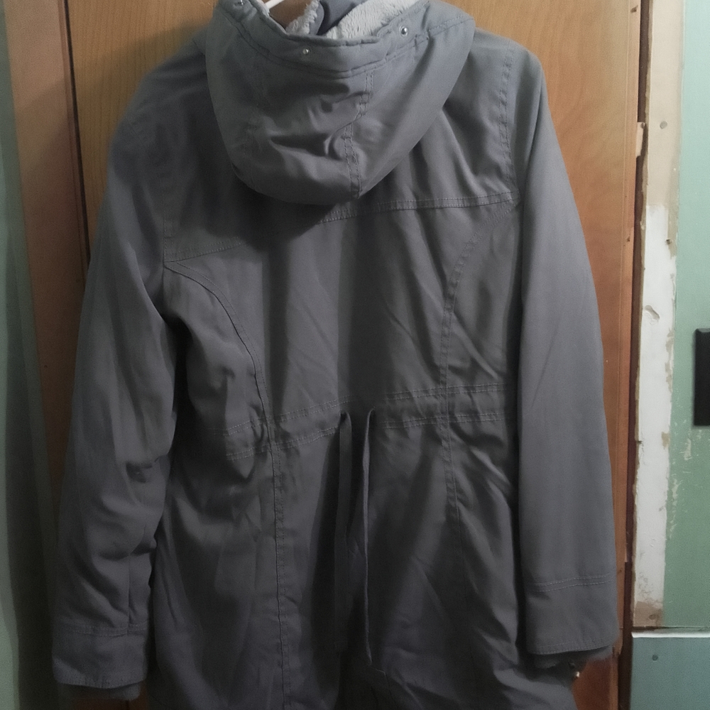 Hollister Men's Charcoal Field Jacket Size Medium (21" X 33" - Picture 4 of 13